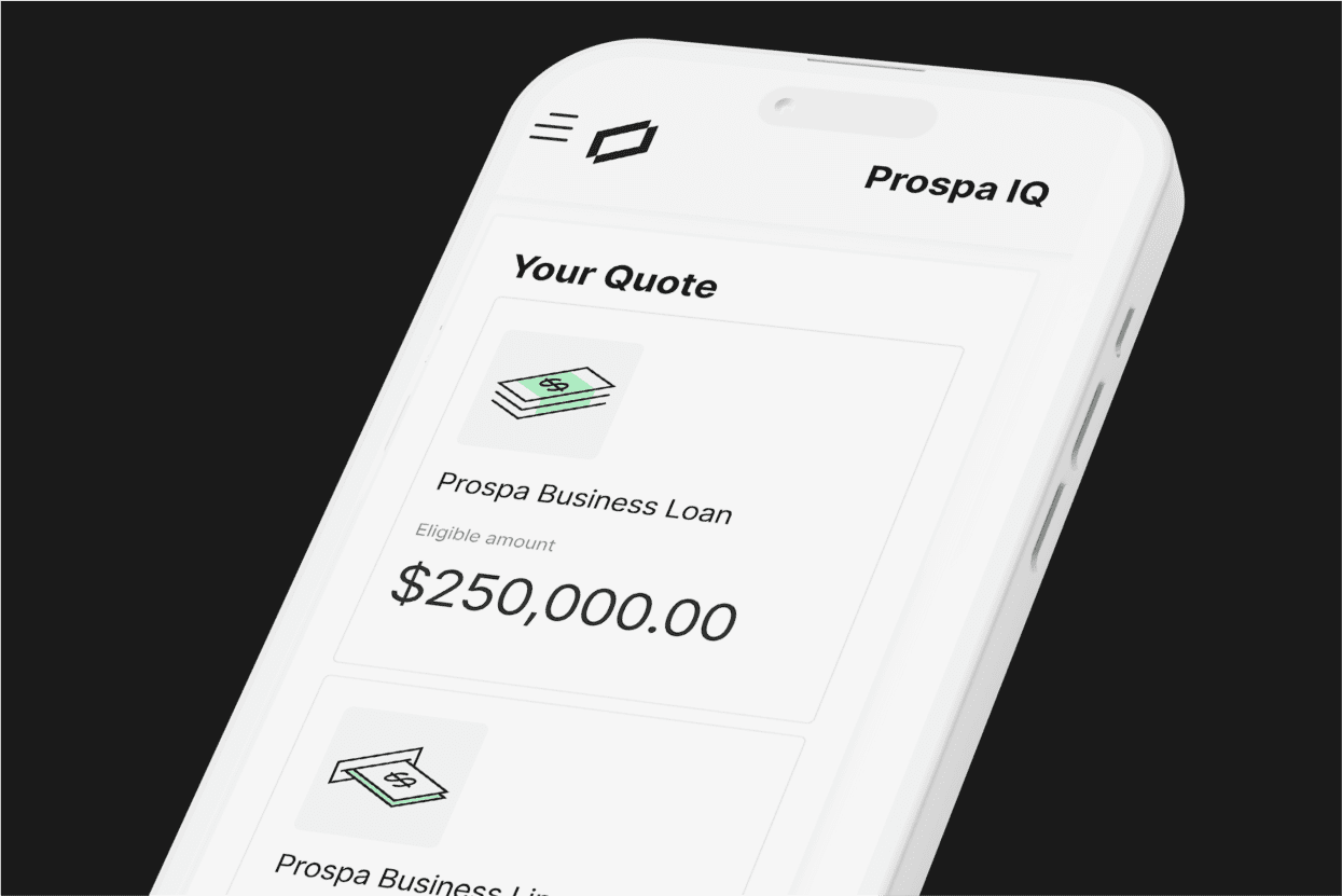 Prospa IQ quoting tool for our partners