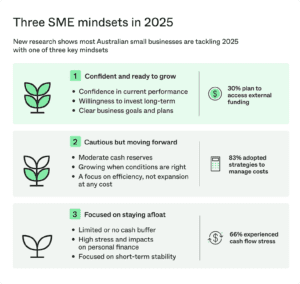 Infographic on SME Mindsets for 2025