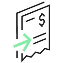 Illustration of bill being forwarded for payment