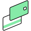 Illustration of payment - credit and debit card