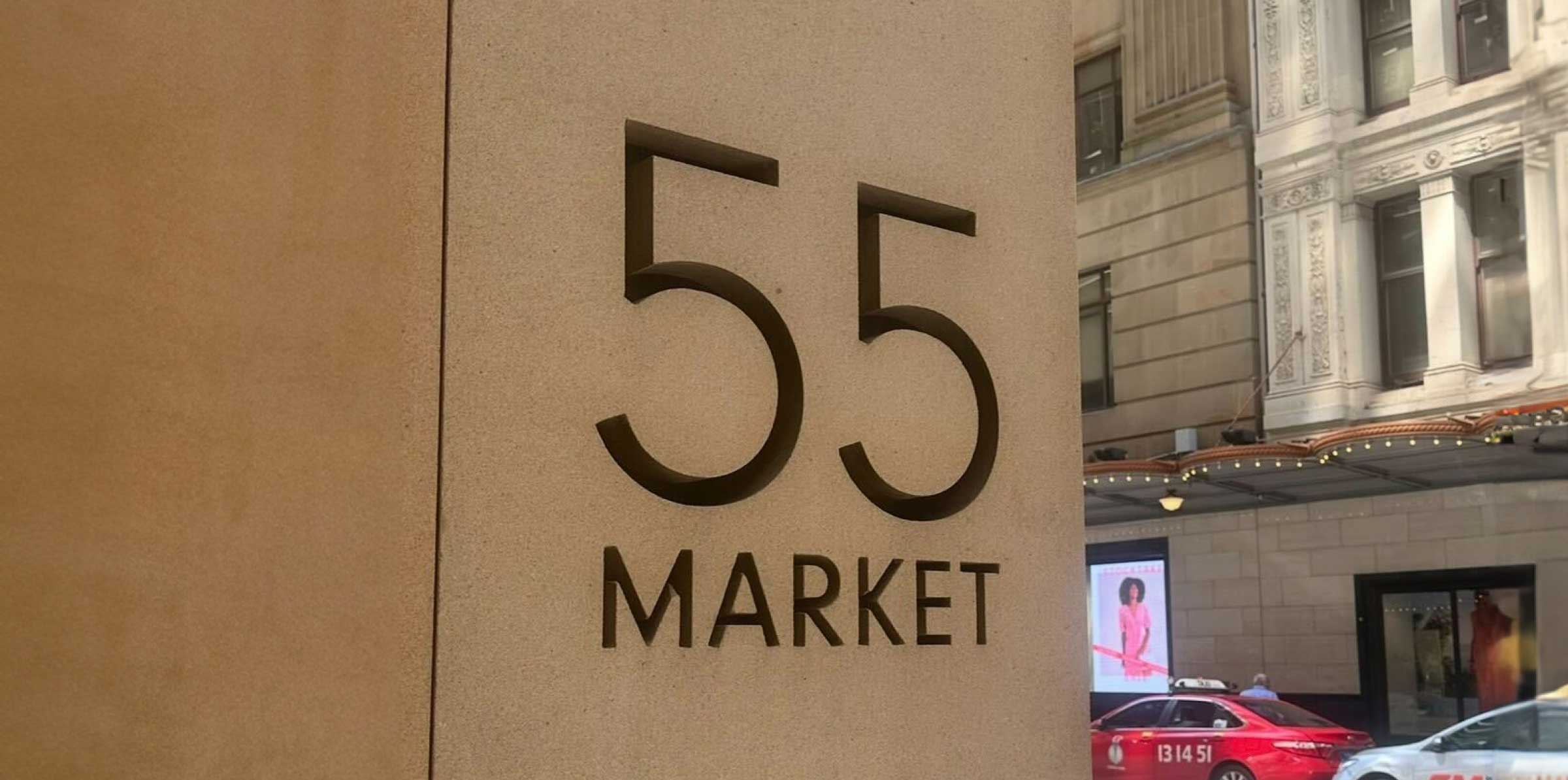 Exterior of 55 Market Street in Sydney